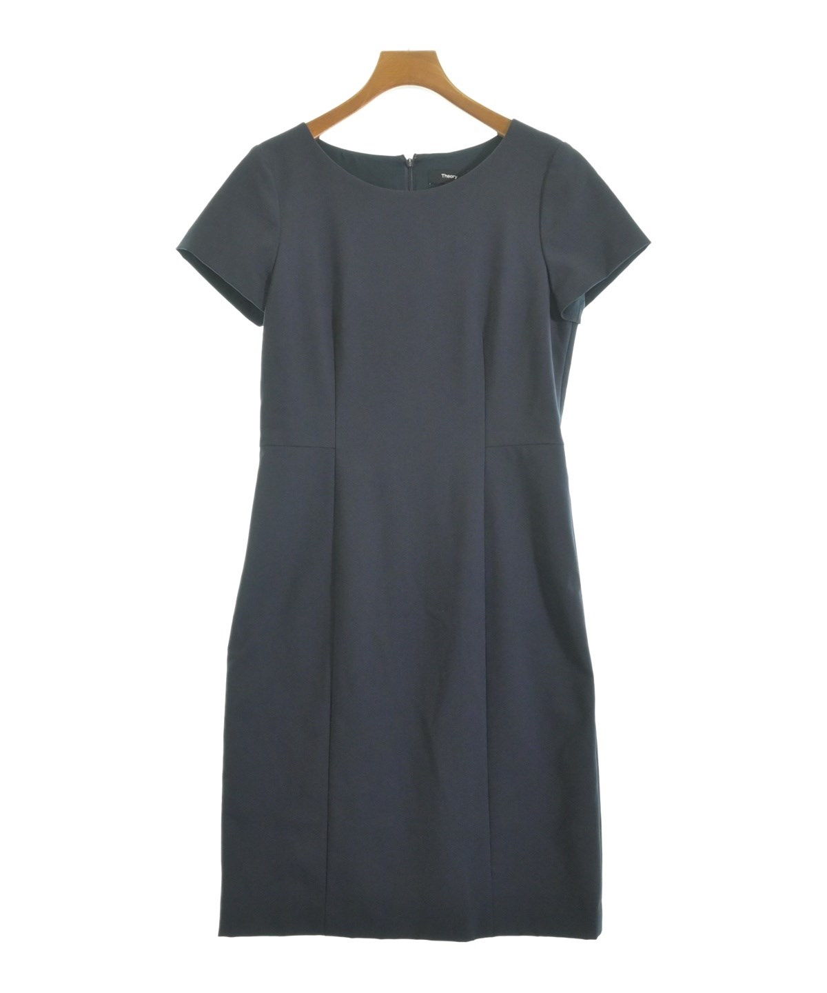 Theory（セオリー）ワンピース 紺 サイズ:4(L位) レディース