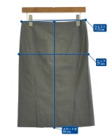 Theory（セオリー）ひざ丈スカート グレー サイズ:0(S位) レディース/2200606959193