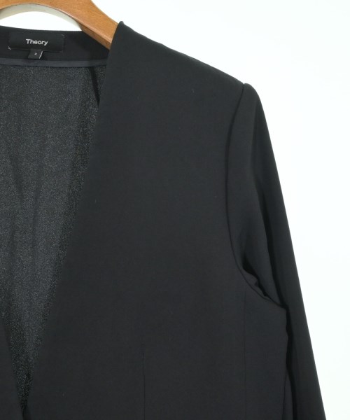 Theory（セオリー）ノーカラージャケット 黒 サイズ:2(M位) レディース/2200607423136