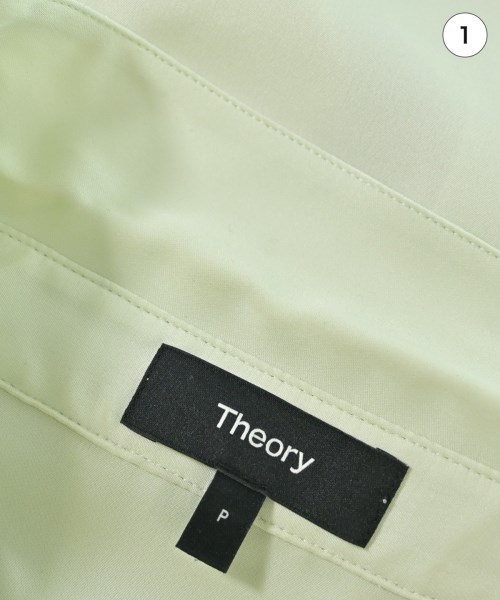 Theory（セオリー）カジュアルシャツ 緑 サイズ:P(XS位) レディース/2200672547058