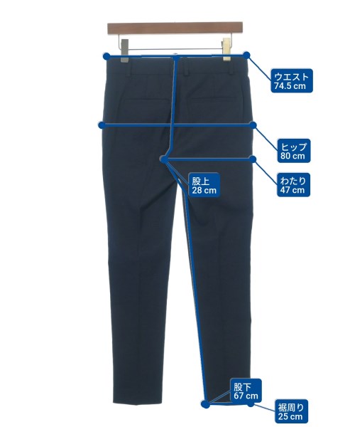 Theory（セオリー）スラックス 紺 サイズ:0(S位) レディース/2200673019028