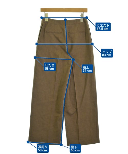 Theory（セオリー）スラックス 茶 サイズ:2(M位) レディース/2200669476262