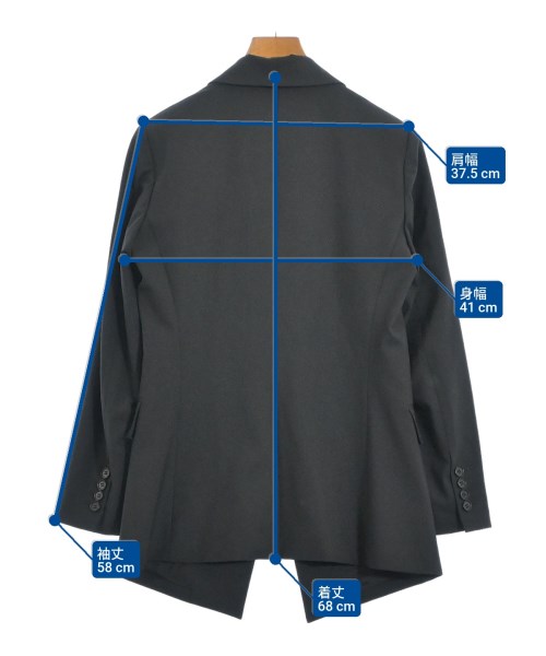 Theory（セオリー）ジャケット 黒 サイズ:2(M位) レディース/2200670361014