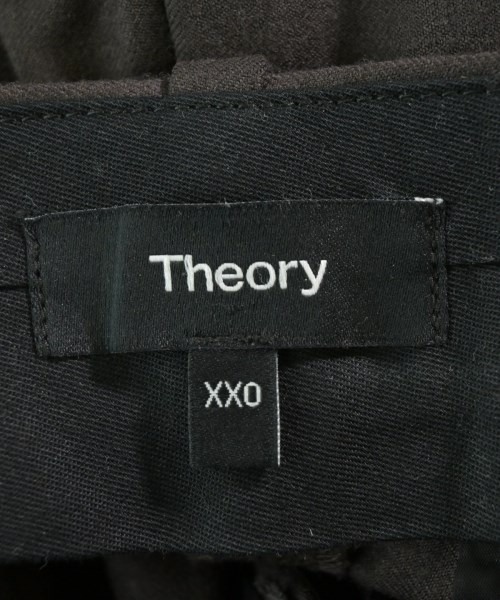 Theory（セオリー）スラックス 茶 サイズ:XXO(XXS位) レディース/2200671800024