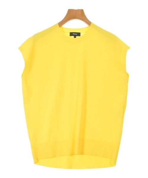 Theory(セオリー)ベスト/ノースリーブ 黄 サイズ:S/2200670084043
