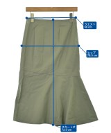 Theory（セオリー）ロング・マキシ丈スカート カーキ サイズ:00(XS位) レディース/2200672927034