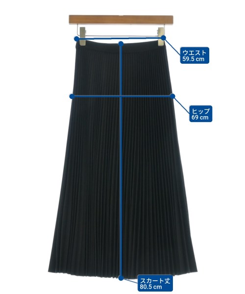 Theory（セオリー）ロング・マキシ丈スカート 黒 サイズ:P(XS位) レディース/2200674791022