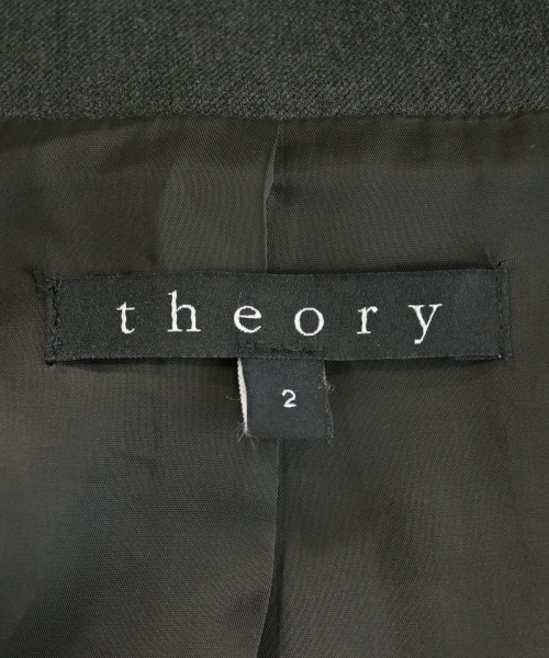 Theory（セオリー）ノーカラージャケット グレー サイズ:2(M位) レディース/2200672146022