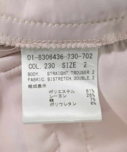 Theory（セオリー）スラックス ピンク サイズ:2(M位) レディース/2200672146046