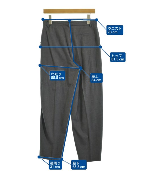 Theory（セオリー）スラックス グレー サイズ:2(M位) レディース/2200672146190