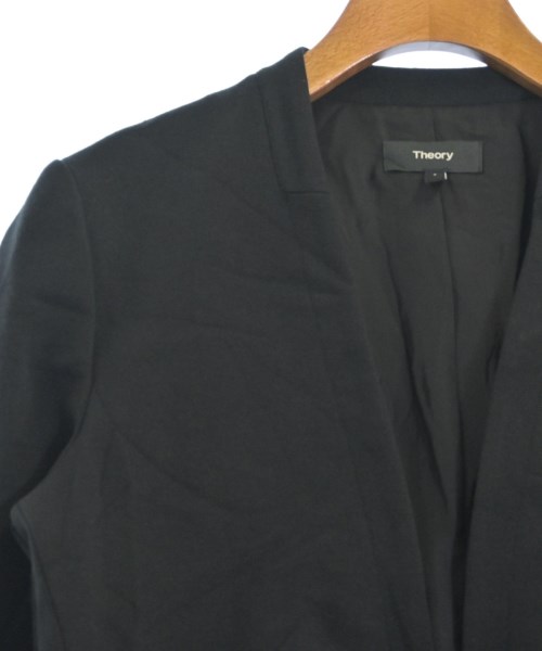 Theory（セオリー）ノーカラージャケット 黒 サイズ:2(M位) レディース/2200675507202