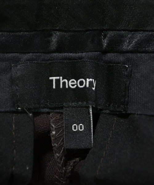 Theory（セオリー）スラックス 茶 サイズ:00(XS位) レディース/2200667926059