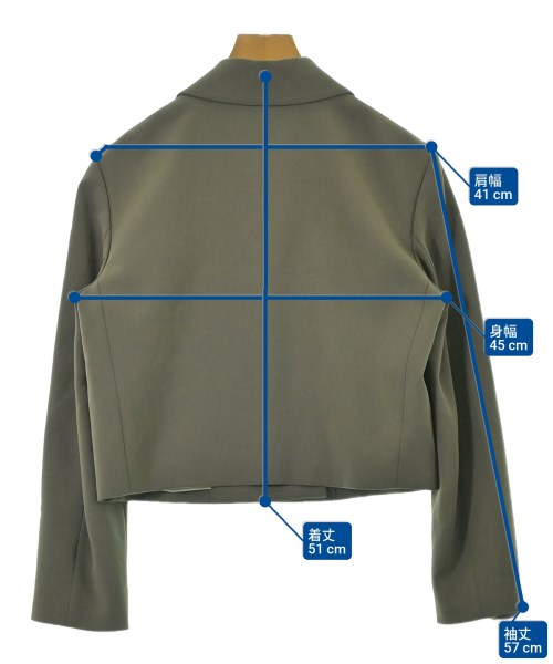 Theory（セオリー）カジュアルジャケット カーキ サイズ:2(M位) レディース/2200675801126