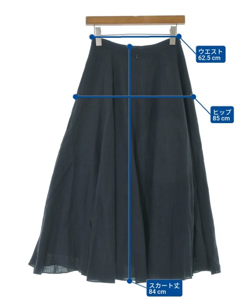 Theory（セオリー）ロング・マキシ丈スカート 紺 サイズ:00(XS位) レディース/2200677445045