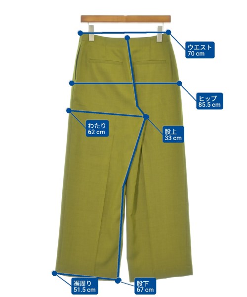 Theory（セオリー）スラックス 緑 サイズ:4(L位) レディース/2200677809038