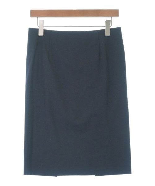 Theory(セオリー)ひざ丈スカート 紺 サイズ:4(L位)/2200674534124