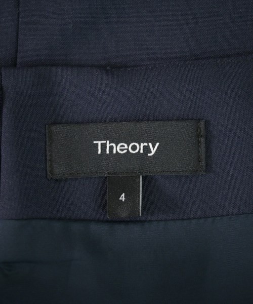Theory（セオリー）ひざ丈スカート 紺 サイズ:4(L位) レディース/2200674534124