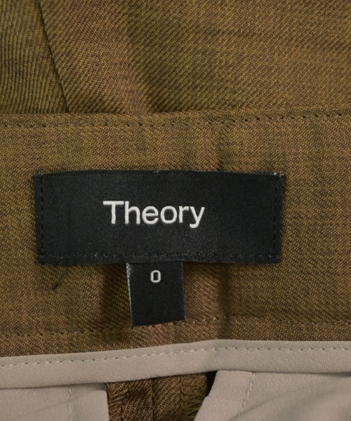 Theory（セオリー）スラックス 茶 サイズ:0(S位) レディース/2200674127050