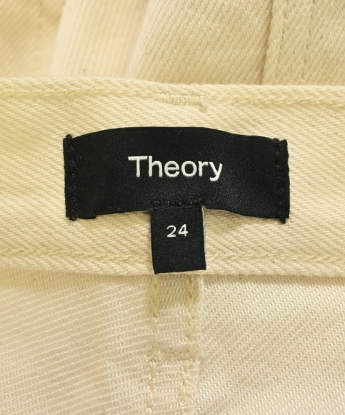 Theory（セオリー）デニムパンツ 白 サイズ:24(S位) レディース/2200674127067