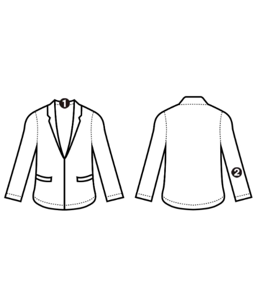 Theory（セオリー）カジュアルジャケット グレー サイズ:0(S位) レディース/2200678432136