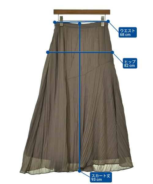 Theory（セオリー）ロング・マキシ丈スカート 茶 サイズ:2(M位) レディース/2200678432143