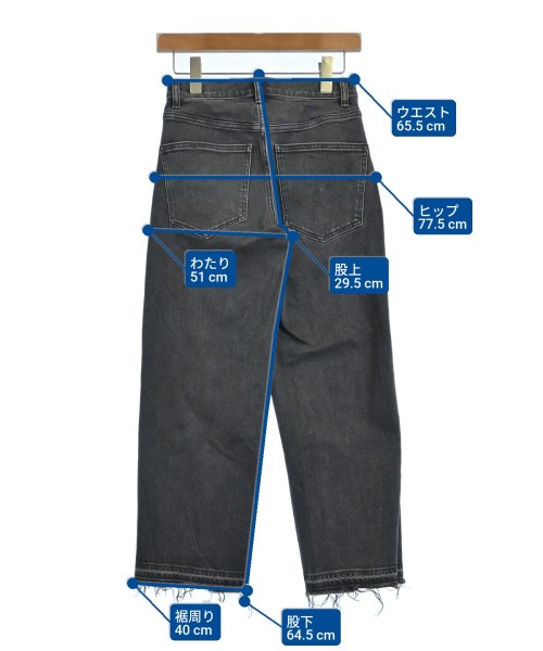 Theory（セオリー）デニムパンツ 黒 サイズ:23(XS位) レディース/2200679109013