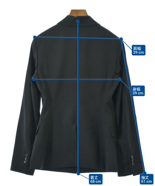 Theory（セオリー）ジャケット 黒 サイズ:2(M位) レディース/2200679750017