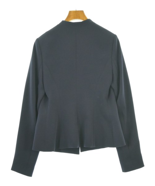 Theory（セオリー）ノーカラージャケット 紺 サイズ:0(S位) レディース/2200675428033