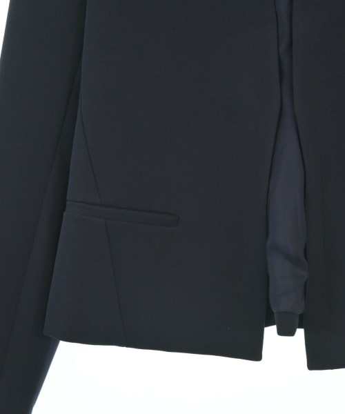 Theory（セオリー）ノーカラージャケット 紺 サイズ:0(S位) レディース/2200675428033