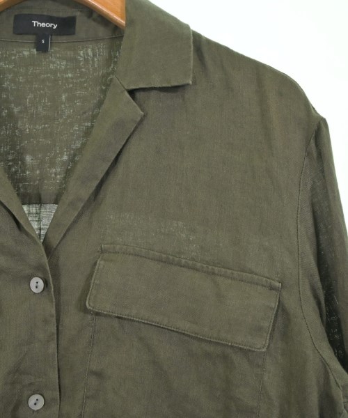 Theory（セオリー）カジュアルシャツ 緑 サイズ:S レディース/2200680191076