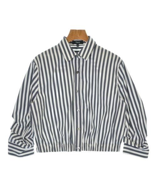 Theory（セオリー）カジュアルシャツ 紺 サイズ:P(XS位) レディース/2200678804056