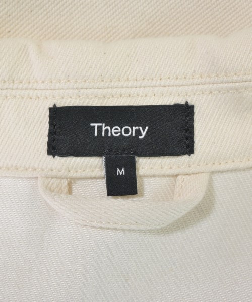 Theory（セオリー）デニムジャケット 白 サイズ:M レディース/2200693891048
