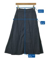 Theory（セオリー）ロング・マキシ丈スカート 紺 サイズ:00(XS位) レディース/2200686683018