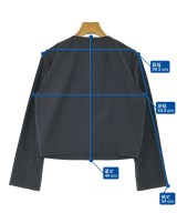Theory（セオリー）ノーカラージャケット 紺 サイズ:2(M位) レディース/2200689238154