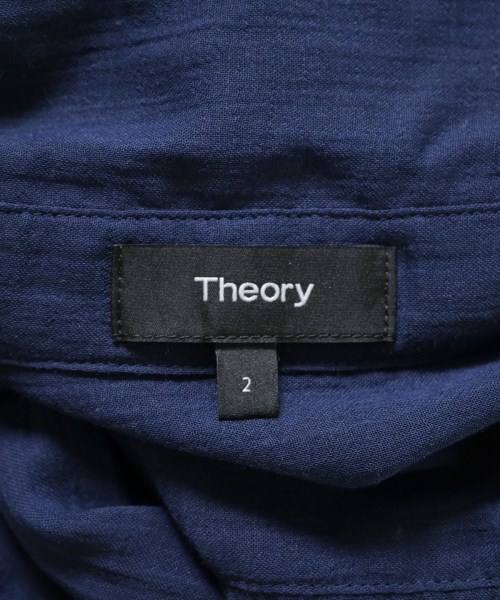 Theory（セオリー）シャツワンピース 紺 サイズ:2(M位) レディース/2200672718021