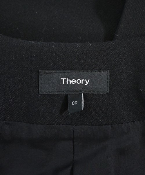 Theory（セオリー）ノーカラージャケット 黒 サイズ:00(XS位) レディース/2200690204025