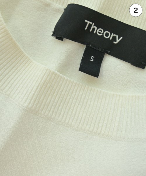 Theory（セオリー）ベスト/ノースリーブ 白 サイズ:S レディース/2200694942046