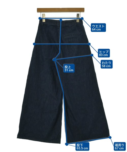 Theory（セオリー）デニムパンツ 紺 サイズ:23(XS位) レディース/2200696344039