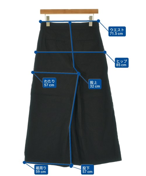 Theory（セオリー）クロップドパンツ 黒 サイズ:2(M位) レディース/2200695683122
