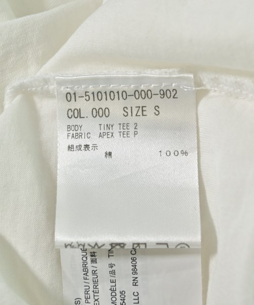 Theory（セオリー）Tシャツ・カットソー 白 サイズ:S レディース/2200699857147