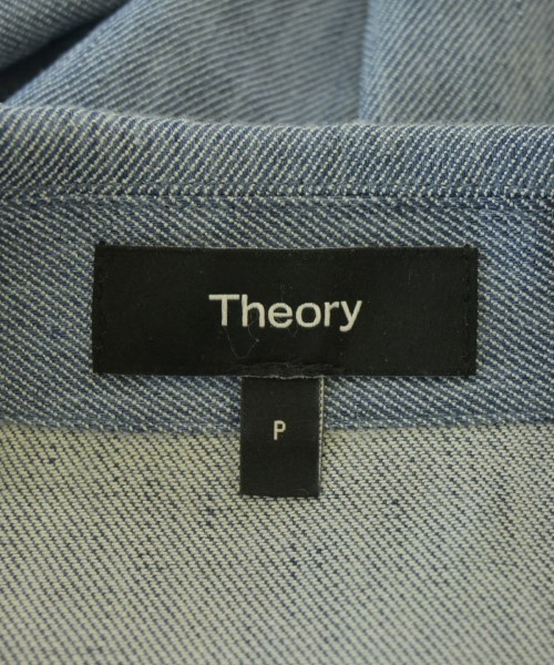 Theory（セオリー）カジュアルシャツ 青 サイズ:P(XS位) レディース/2200701885069