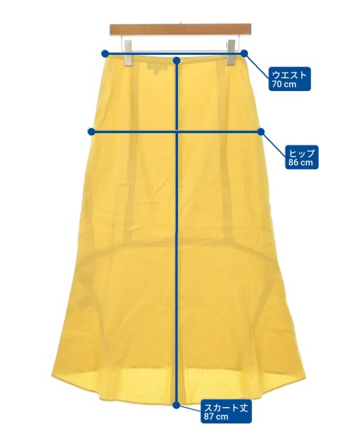 Theory（セオリー）ロング・マキシ丈スカート 黄 サイズ:0(S位) レディース/2200655773047