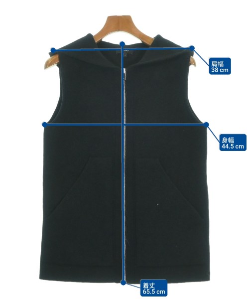 Theory（セオリー）ベスト 黒 サイズ:S レディース/2200648618171