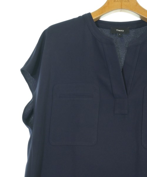 Theory（セオリー）ブラウス 紺 サイズ:S レディース/2200651010054
