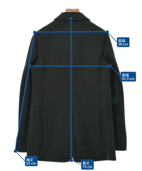 Theory（セオリー）チェスターコート 黒 サイズ:4(L位) レディース/2200657127053