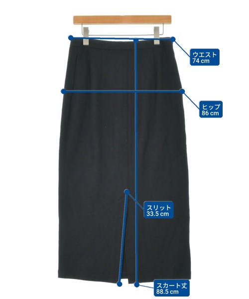 Theory（セオリー）ロング・マキシ丈スカート 黒 サイズ:4(L位) レディース/2200646645209