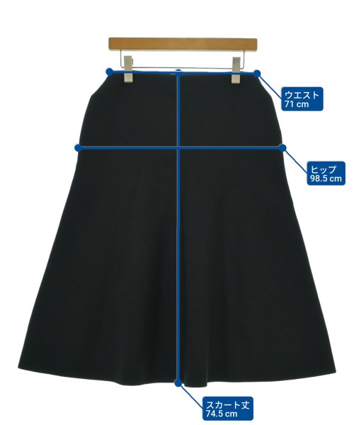 Theory（セオリー）ロング・マキシ丈スカート 黒 サイズ:L レディース/2200646645315