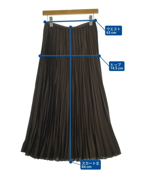 Theory（セオリー）ロング・マキシ丈スカート 茶 サイズ:S レディース/2200655815228