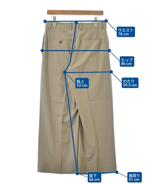 Theory（セオリー）スラックス ベージュ サイズ:6(XL位) レディース/2200655815334