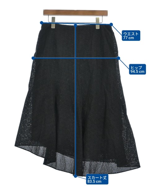 Theory（セオリー）ロング・マキシ丈スカート 黒 サイズ:8(XXL位) レディース/2200657832148